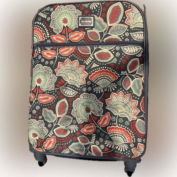 Vera Bradley rolling luggage soft side in Nomadic Floral 23”x17”x9” - Picture 3 of 9